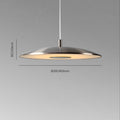 Contemporary Nordic LED Pendant Light — Iron, Nickel Finish