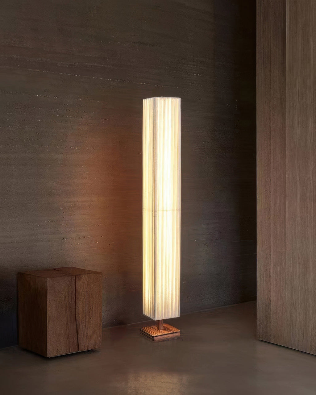 Sylara Floor Lamp — Wabi Sabi Oriental Minimalist Design