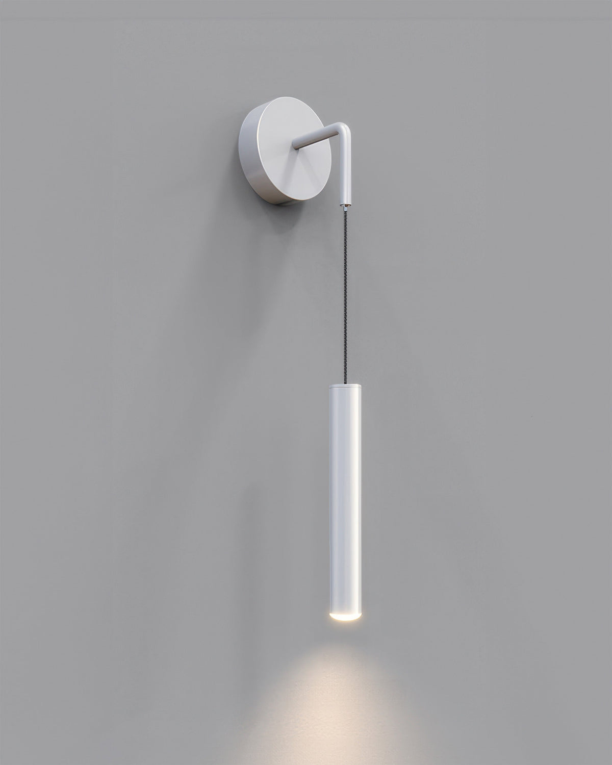 AuroraSphere LED Cylinder Wall Sconce — Warm Glow, Minimalist Profile
