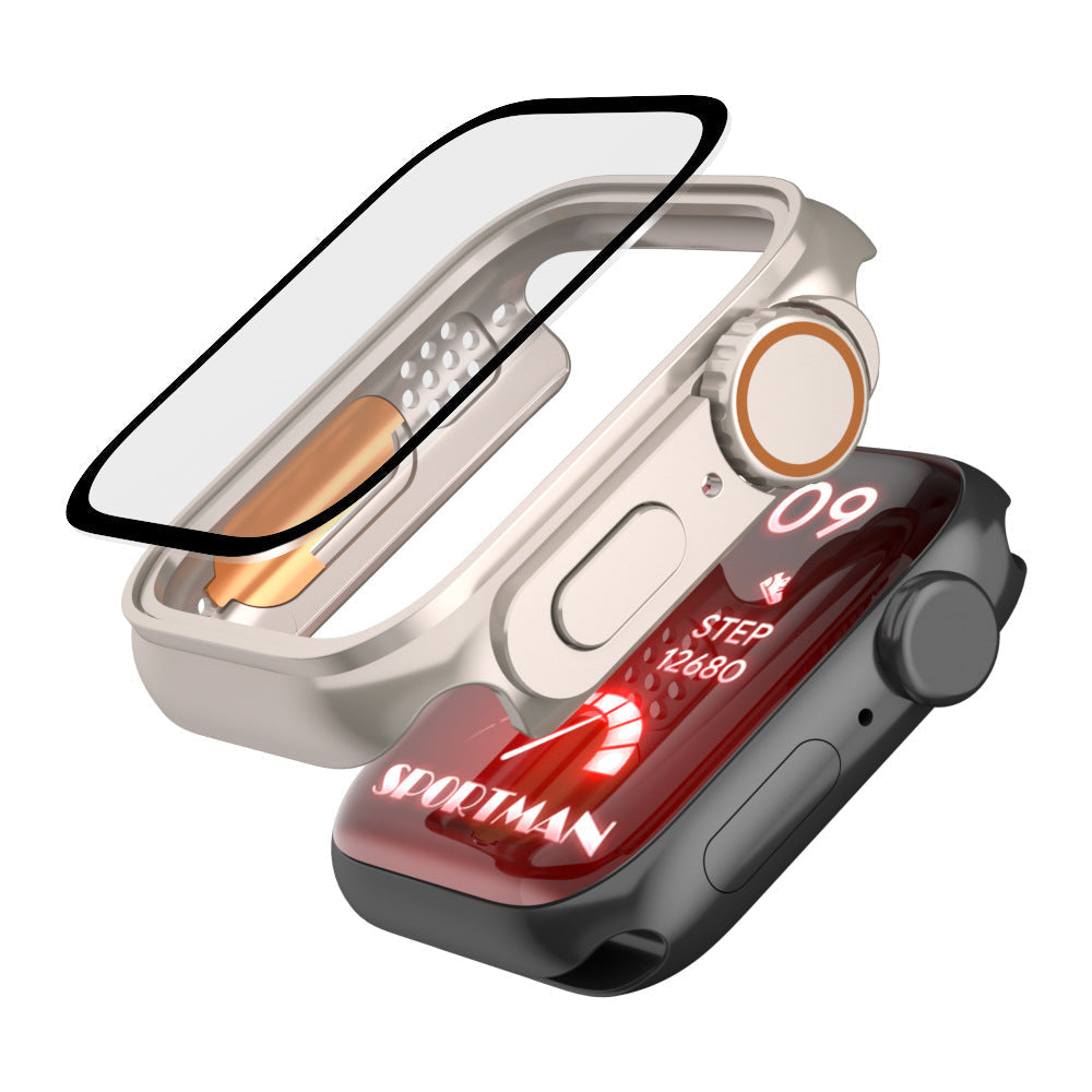 NovaGuard Waterproof Apple Watch Case — Slim, 9H Glass Shield