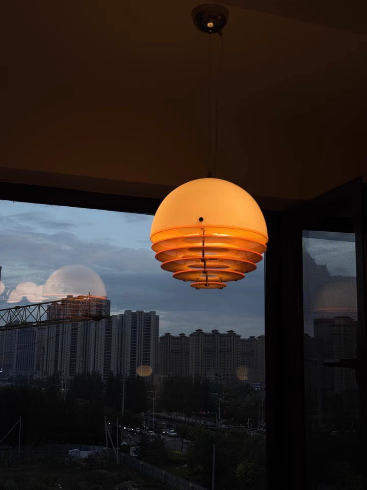 Sunset Pendelleuchte – Emotionale Stimmungsleuchte im Bauhaus-Design - AFTERGLOW S1 | Souliia