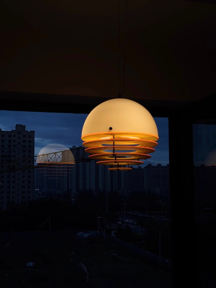 Sunset Pendelleuchte – Emotionale Stimmungsleuchte im Bauhaus-Design - AFTERGLOW S1 | Souliia