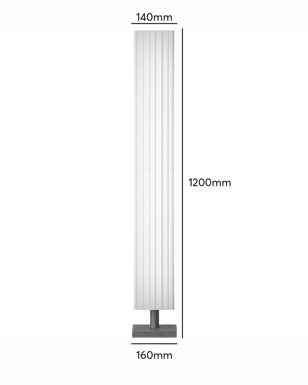 Sylara Floor Lamp — Wabi Sabi Oriental Minimalist Design