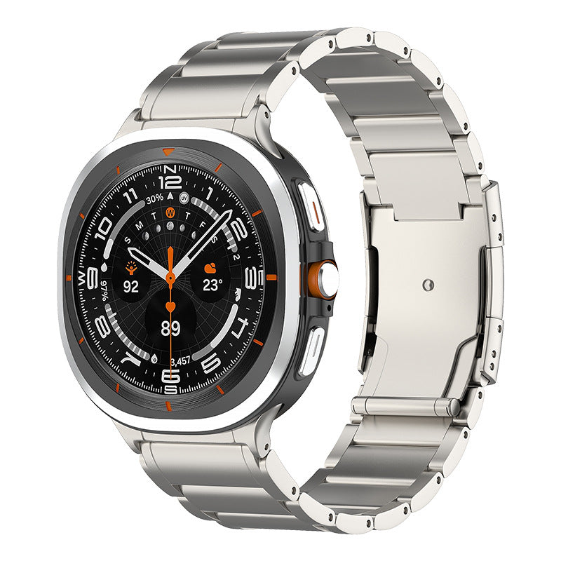 Aurora Titanium Pro Strap – Durable Band for Samsung Watch Ultra