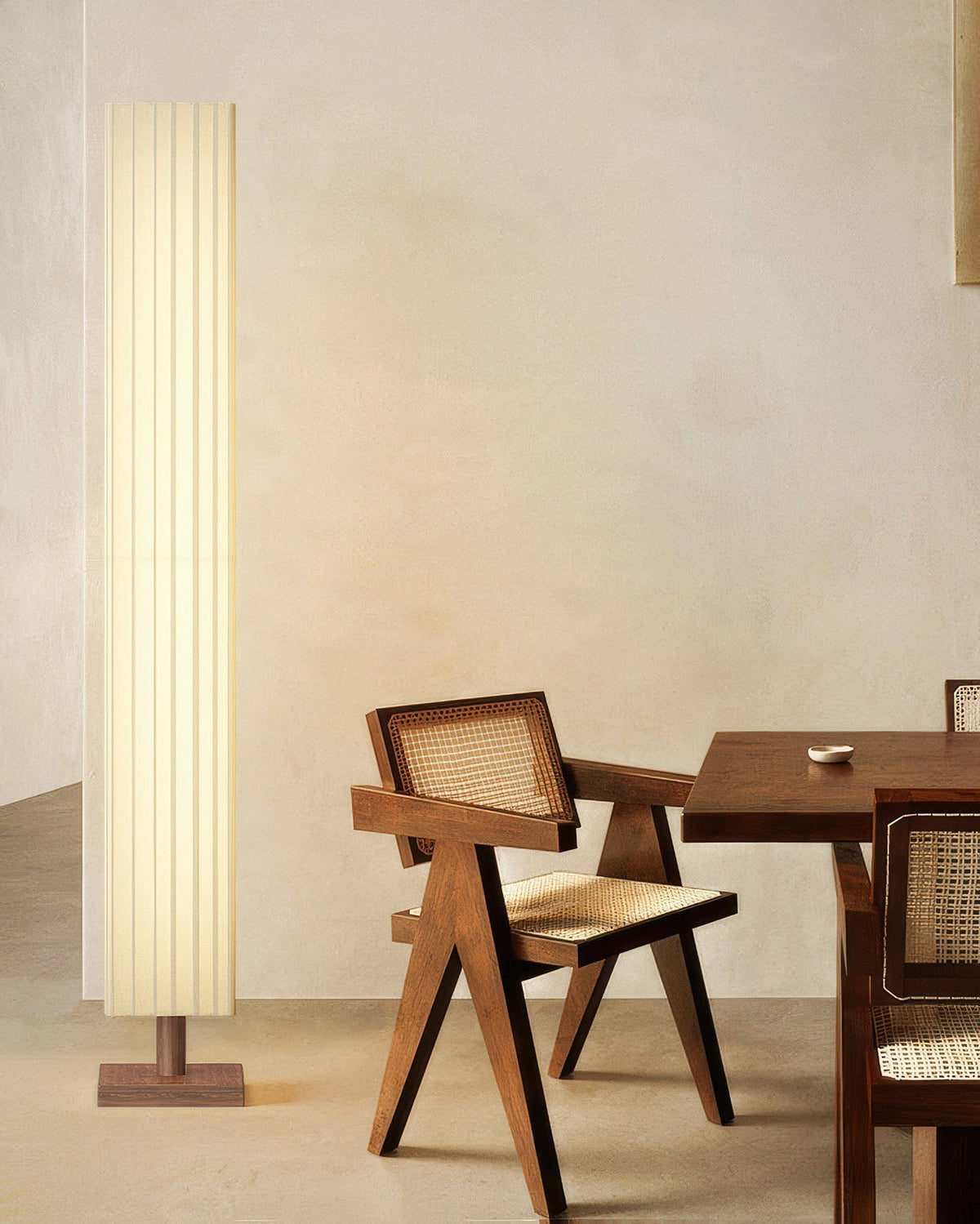 Sylara Floor Lamp — Wabi Sabi Oriental Minimalist Design