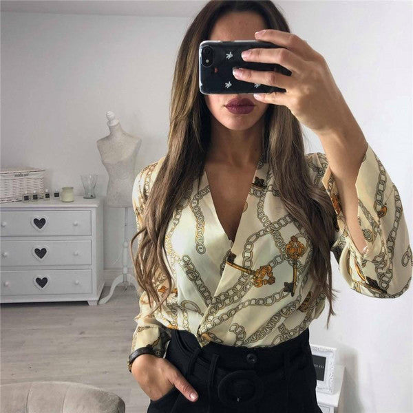 Vintage body s potiskem — elegantní výrazný styl