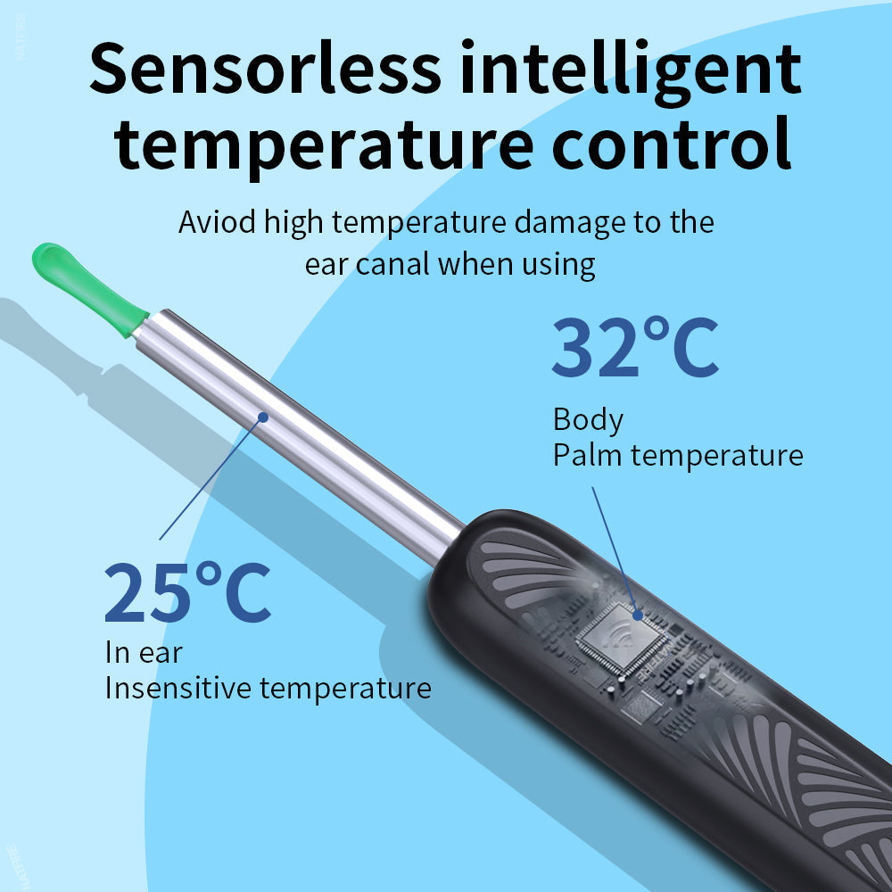 Nettoyeur d'oreilles avec caméra HD - Inspection en direct sur smartphone