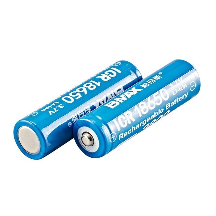 充電式3.7Vリチウムイオンバッテリー（18650） - 2個セット - Souliia