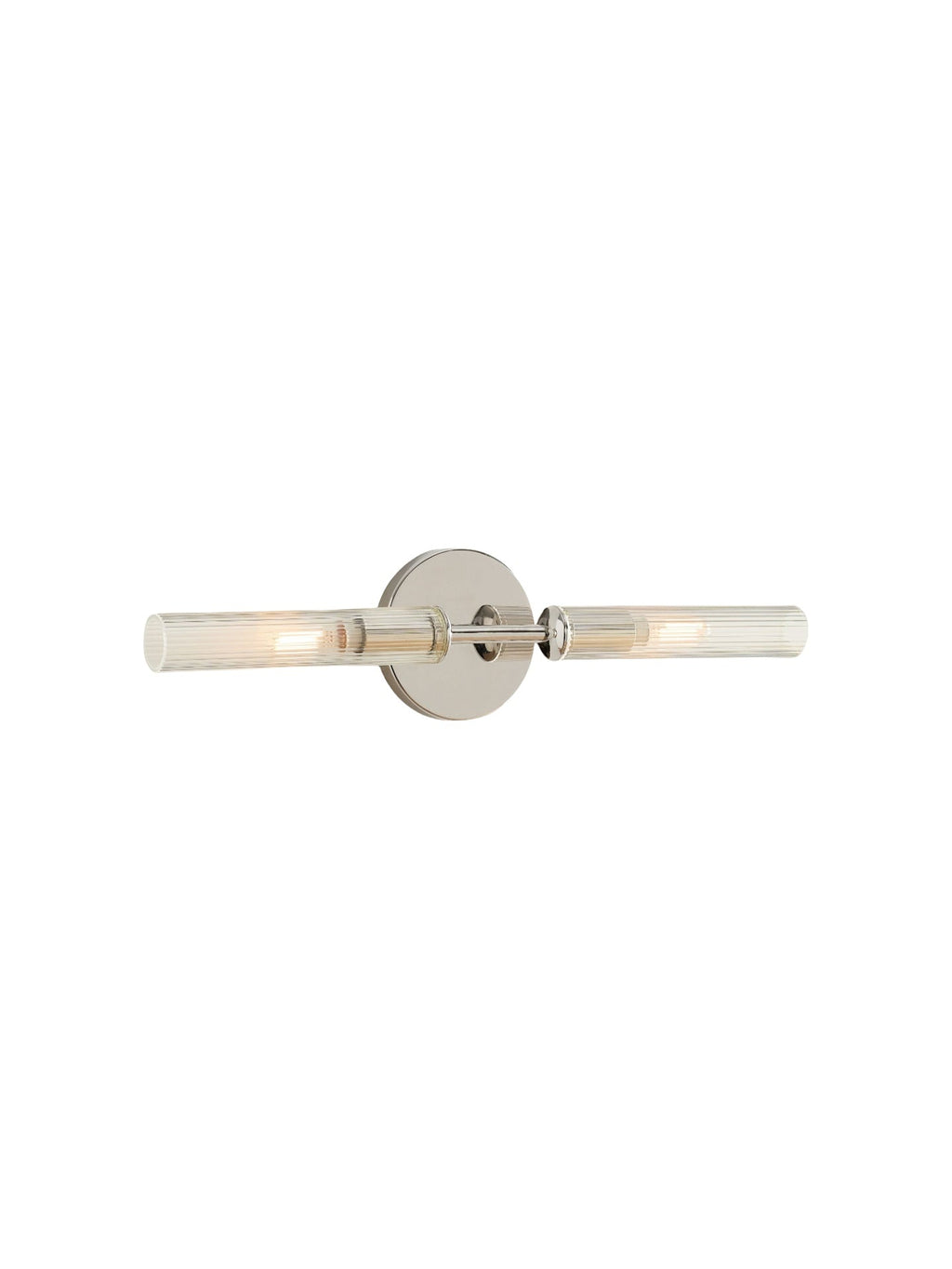 Ribbed Glass Sconce – Double Wall Sconce for Bathroom Vanity Lighting | Souliia