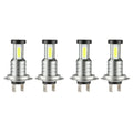 ערכת נורות פנס LED מסוג H7 — 4 נורות חלופיות בעלות בהירות גבוהה