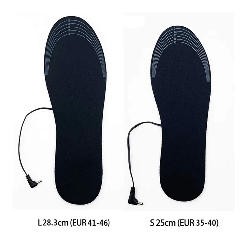 Solette riscaldate alimentate tramite USB per calzature, 8W 5V 2A, EVA personalizzabile - Souliia