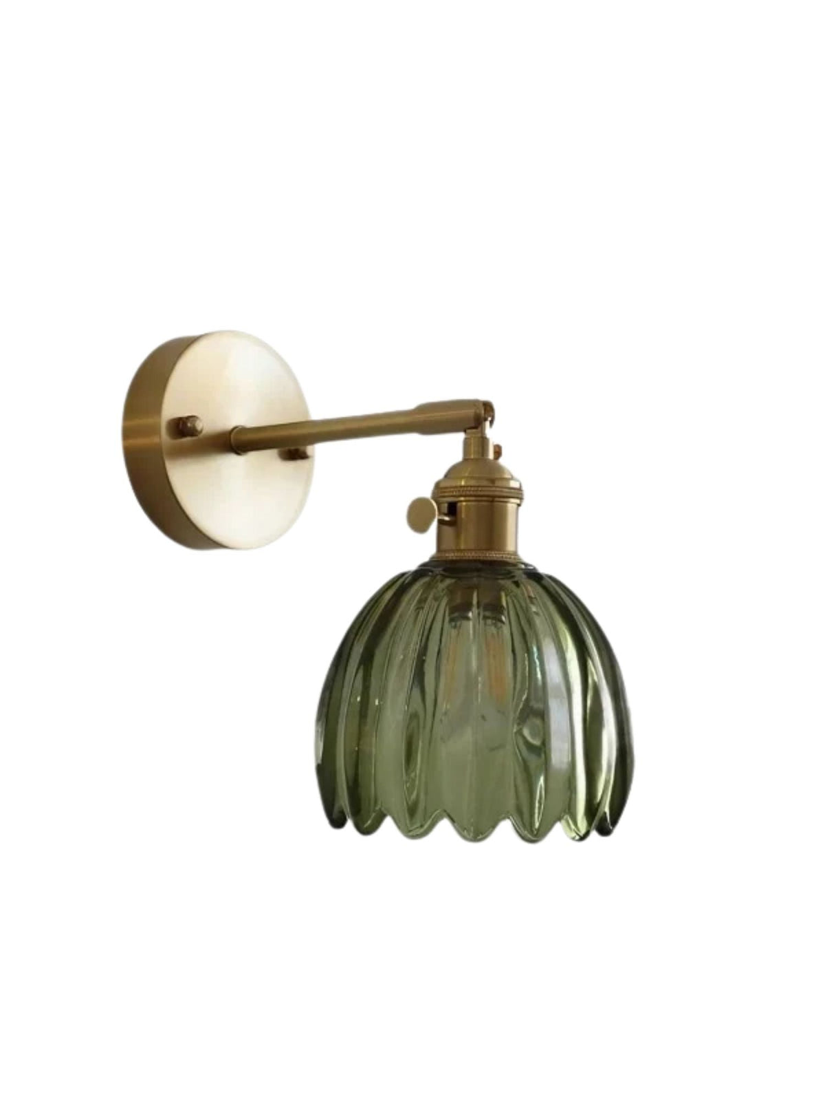 Verdoma Tulip Inspired Floral Shade Wall Lamp — Art Deco Inspired Decorative Sconce for Bedrooms | Souliia