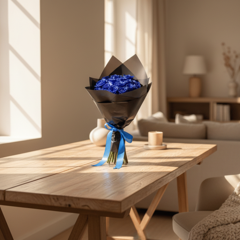 LoveGlow Rosalune Eternal Rose — Preserved Bloom, Maintenance-Free Display
