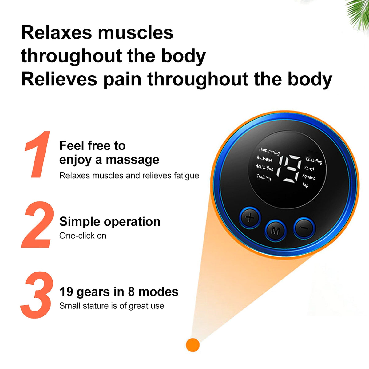 Masseur électrique EMS pour le cou — Soulagement ciblé des tensions cervicales