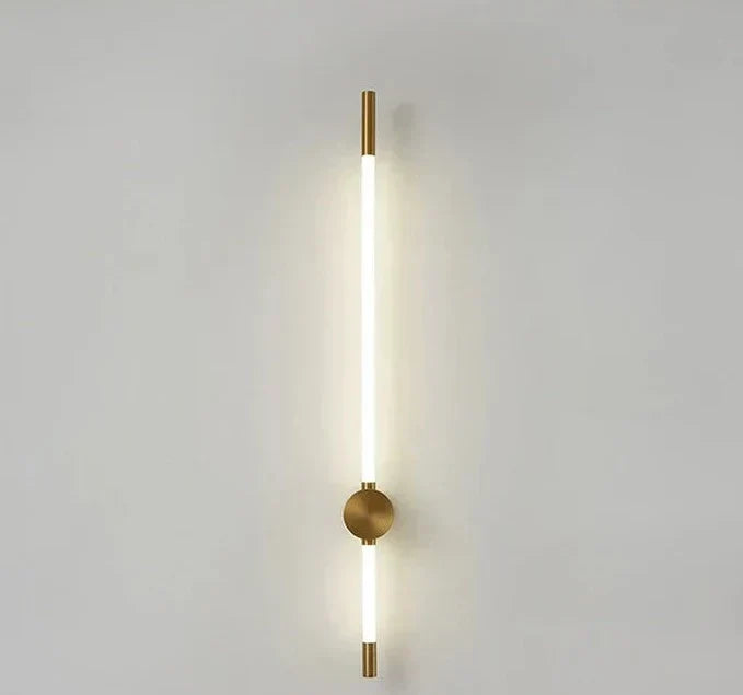 LumaFlex Vertical LED Wall Light — Slim Metal Finish, Energy Efficient Lighting