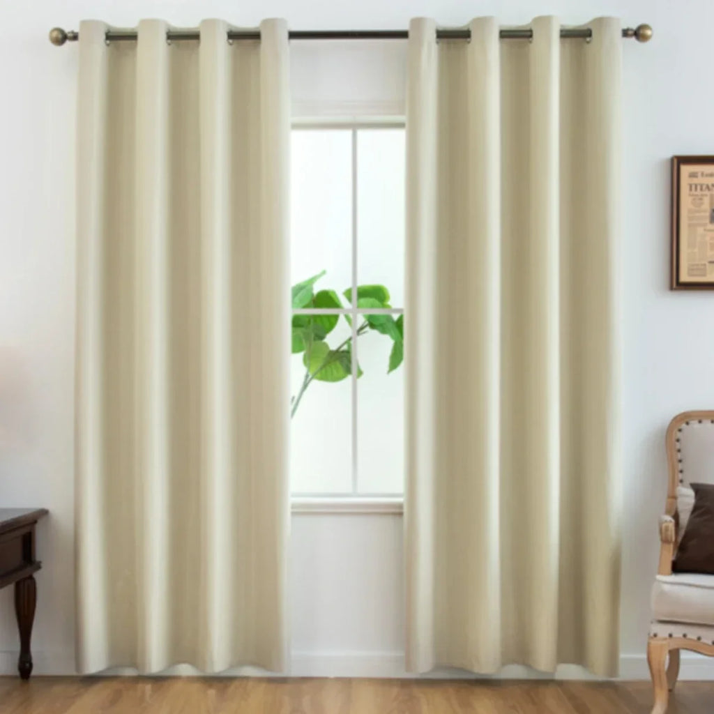 Luxedrape 100% Blackout Draperies — Coated Lining, Temperature Regulating Finish