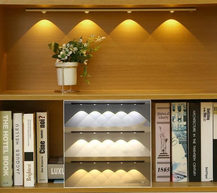 Rechargeable Cordless LED Motion Sensor Lamp — Magnetic Mount