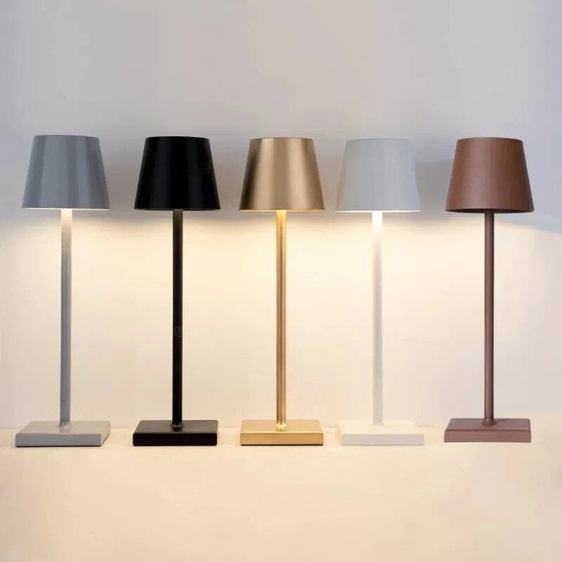 HaloLux Cordless LED Table Lamp – Dimmable Touch Controls, Rechargeable