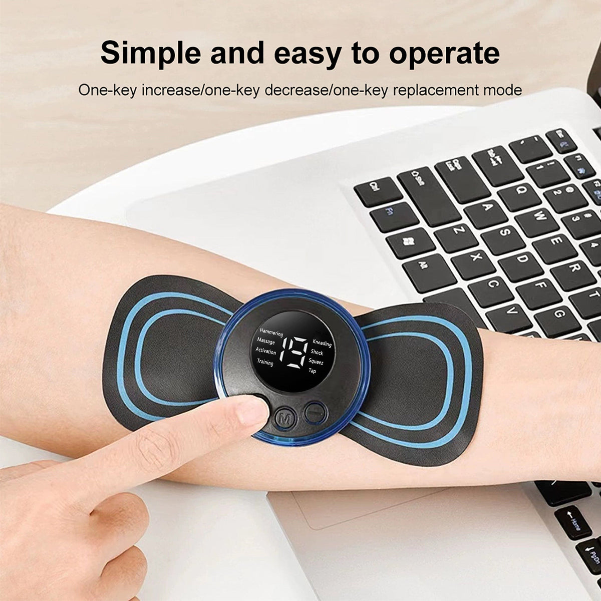 Masseur électrique EMS pour le cou — Soulagement ciblé des tensions cervicales