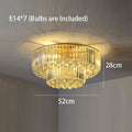 Aurora Vintage Industrial LED Ceiling Light — Polished Gold Shade