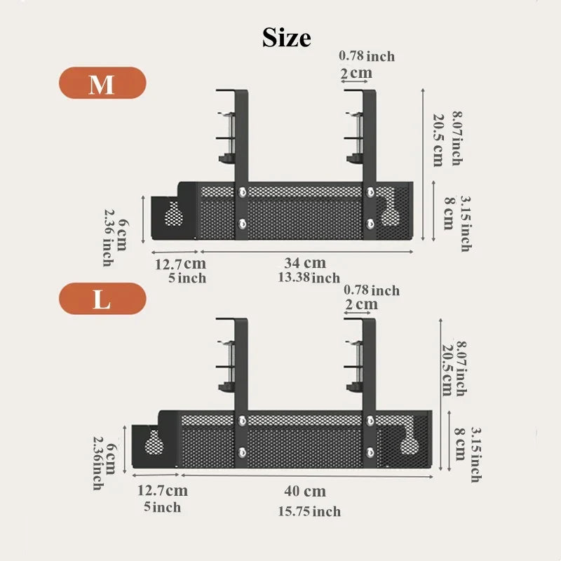 Under-Desk Cable Management System - Souliia