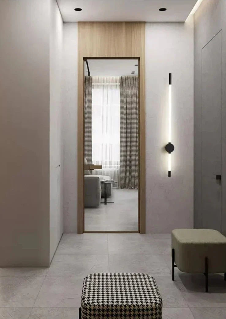 LumaFlex Vertical LED Wall Light — Slim Metal Finish, Energy Efficient Lighting