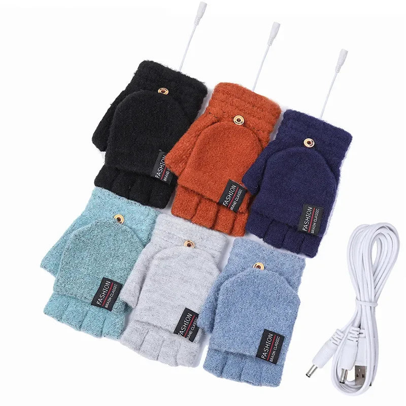 Gants chauffants rechargeables par USB avec trois niveaux de chaleur - Souliia