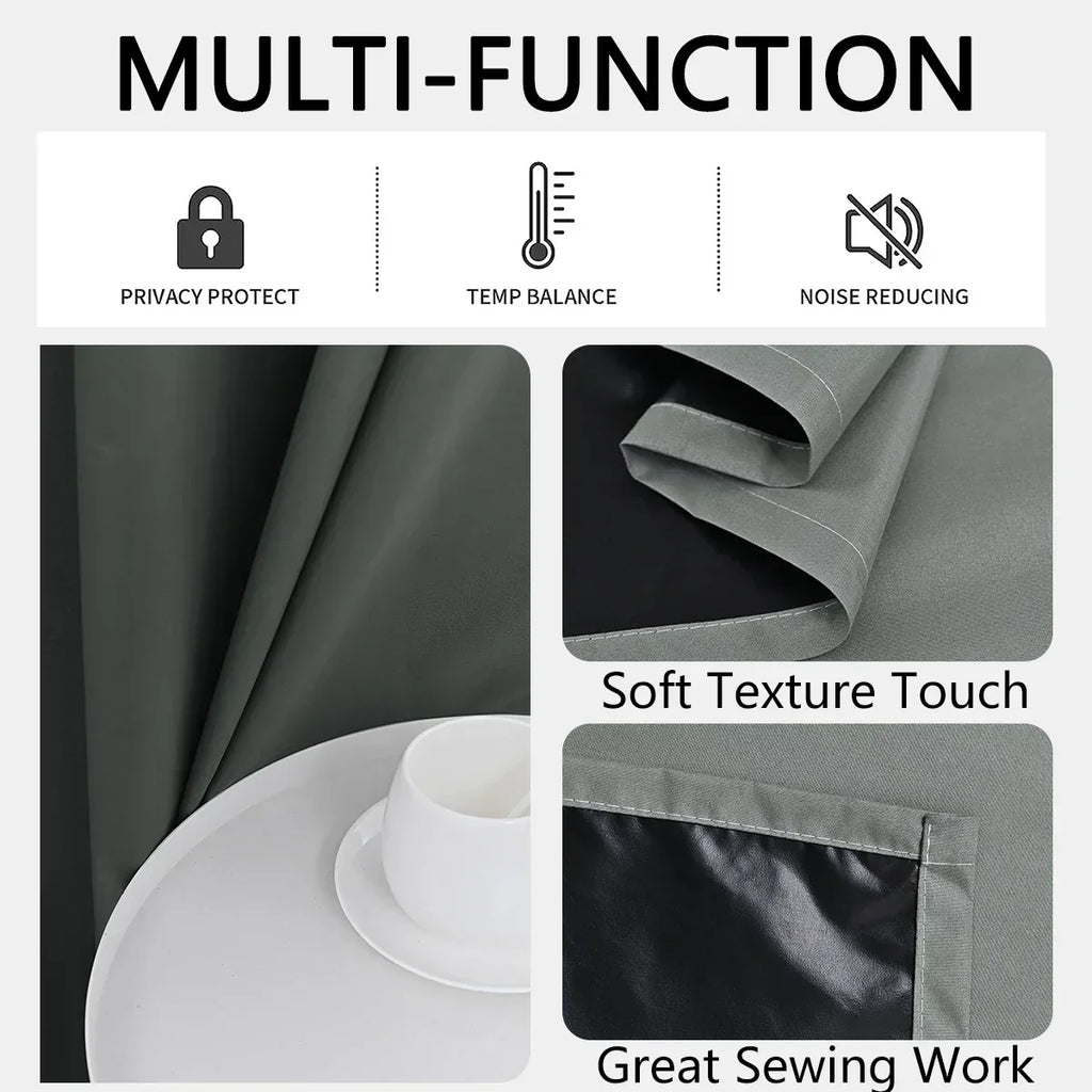 Luxedrape 100% Blackout Draperies — Coated Lining, Temperature Regulating Finish