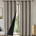 Luxedrape 100% Blackout Draperies — Coated Lining, Temperature Regulating Finish