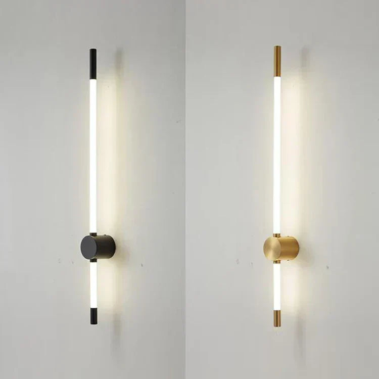 LumaFlex Vertical LED Wall Light — Slim Metal Finish, Energy Efficient Lighting