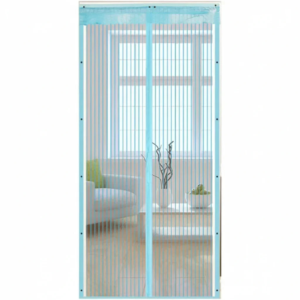 BreezeAura Mosquito Resistant Door Curtain 100x210 Cm Hands-Free