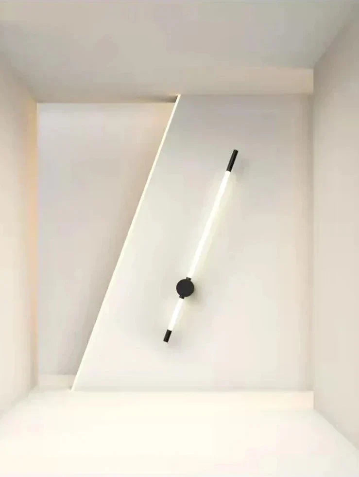 LumaFlex Vertical LED Wall Light — Slim Metal Finish, Energy Efficient Lighting