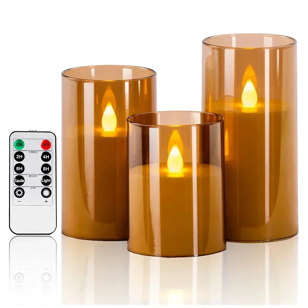 Realistická sada LED svíček - Souliia