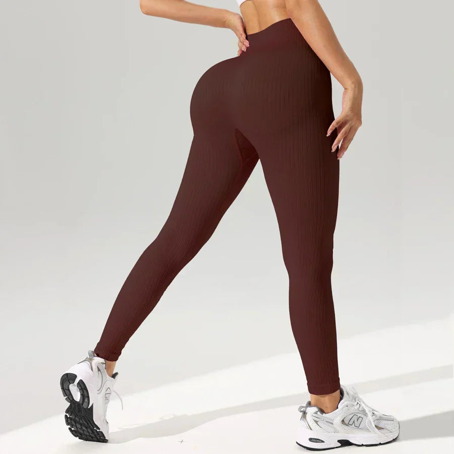 Seamless Yoga Leggings for Women – Tummy Control & Squat-Proof - Souliia