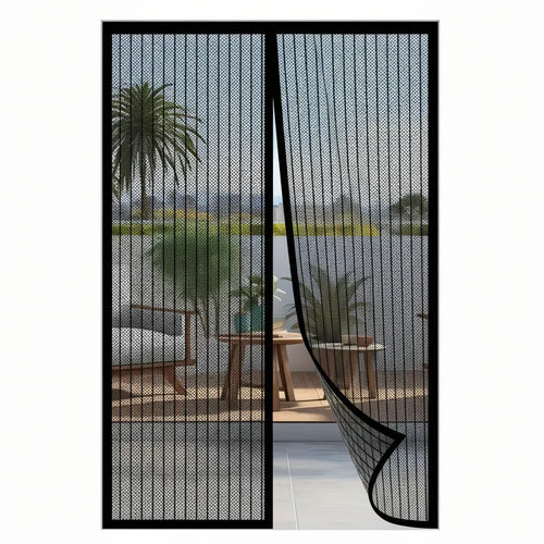 BreezeAura Mosquito Resistant Door Curtain 100x210 Cm Hands-Free