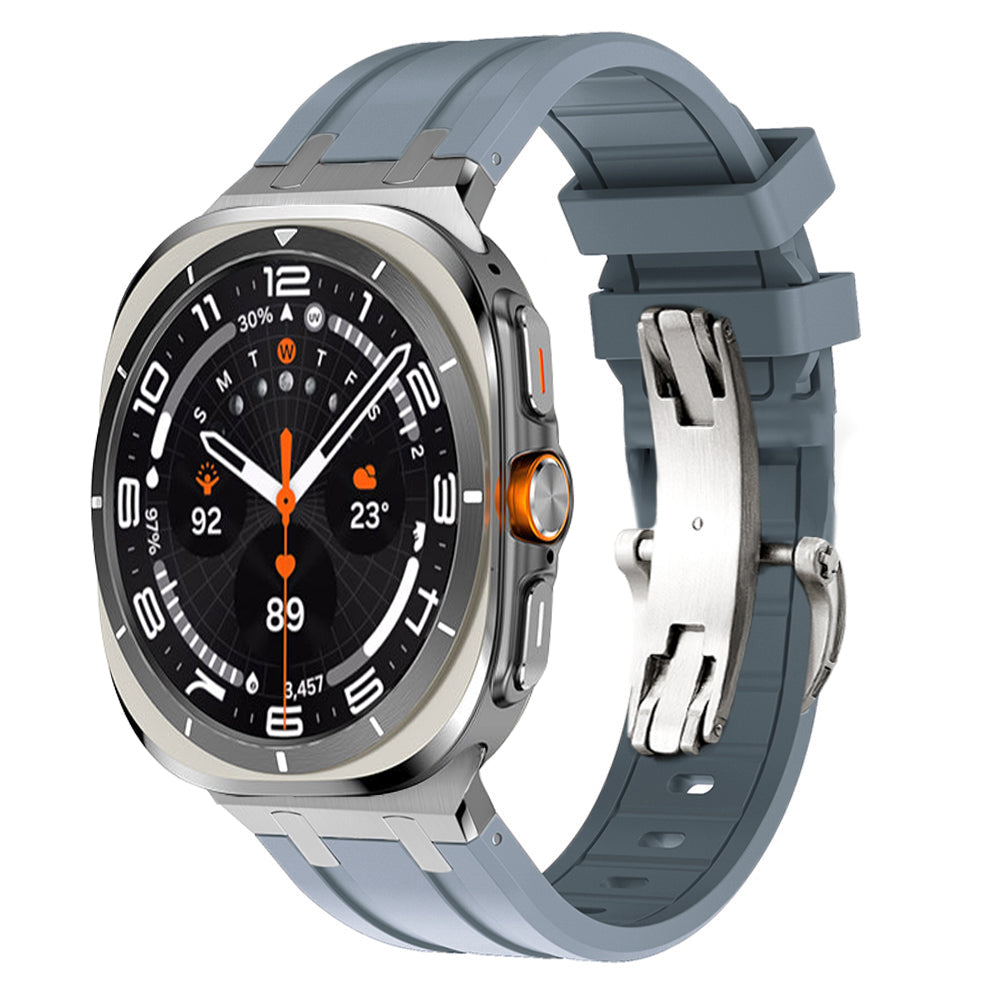 NovaFlex Titanium Adapter Silicone Band for Samsung Watch Ultra