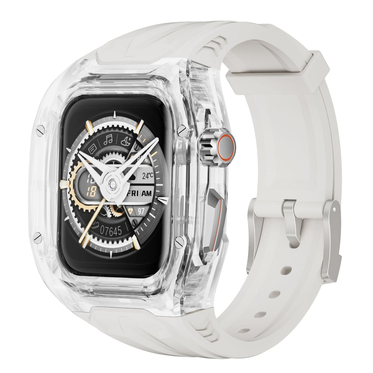 IceNova Polycarbonate Silicone Case — Apple Watch Series Shell and Strap Cover