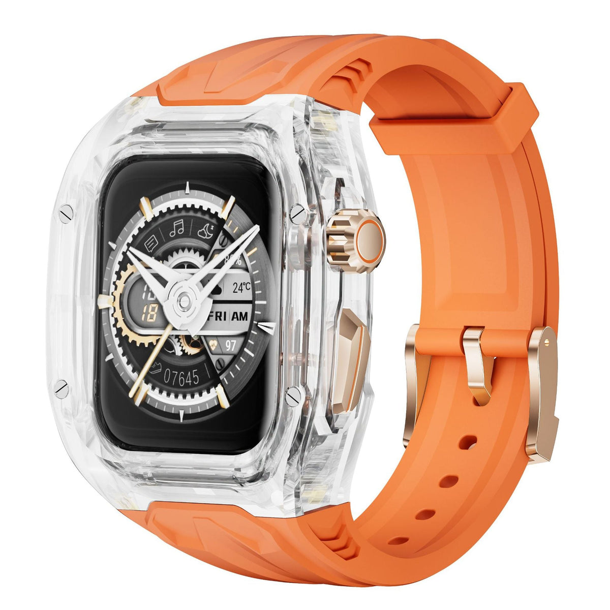 IceNova Polycarbonate Silicone Case — Apple Watch Series Shell and Strap Cover
