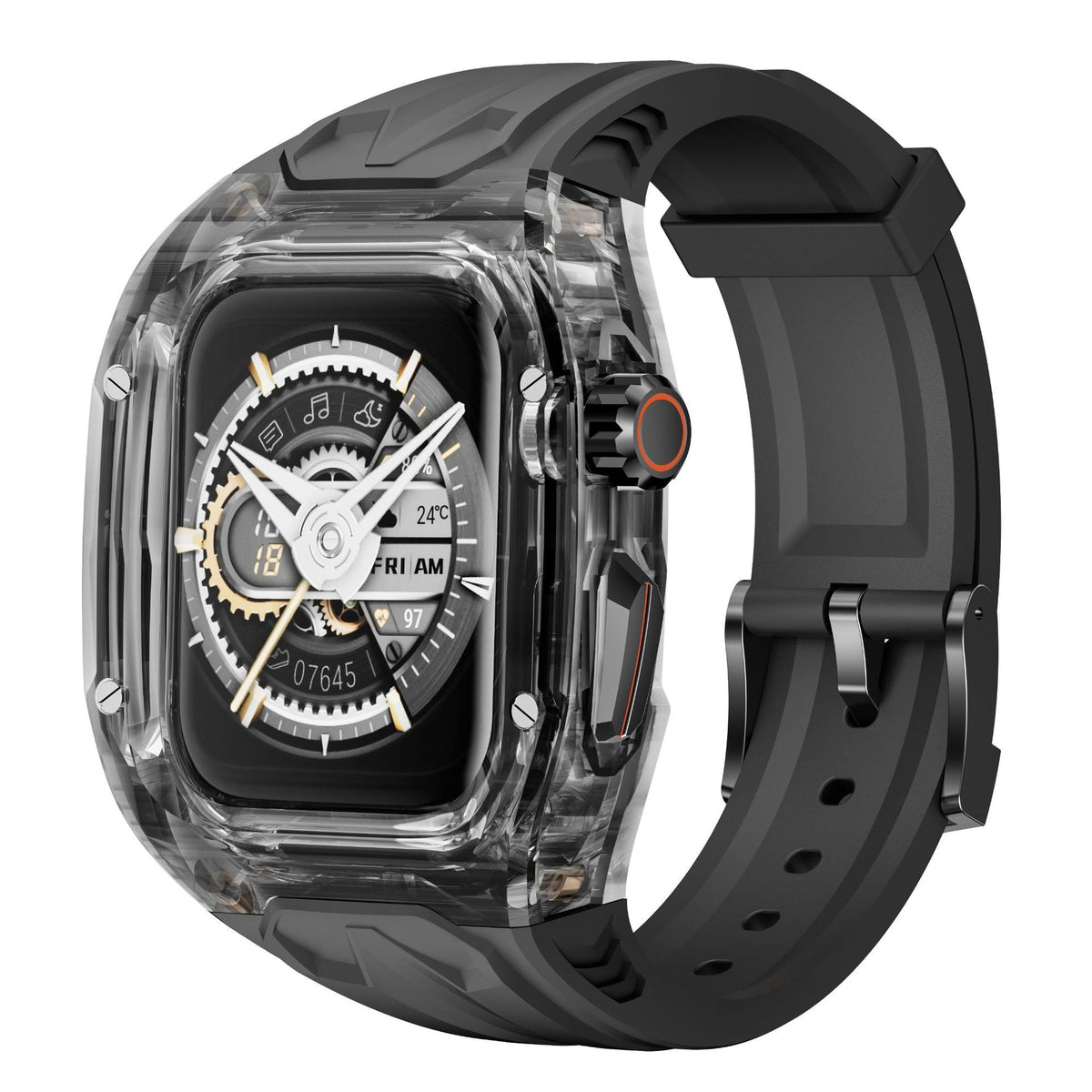 IceNova Polycarbonate Silicone Case — Apple Watch Series Shell and Strap Cover
