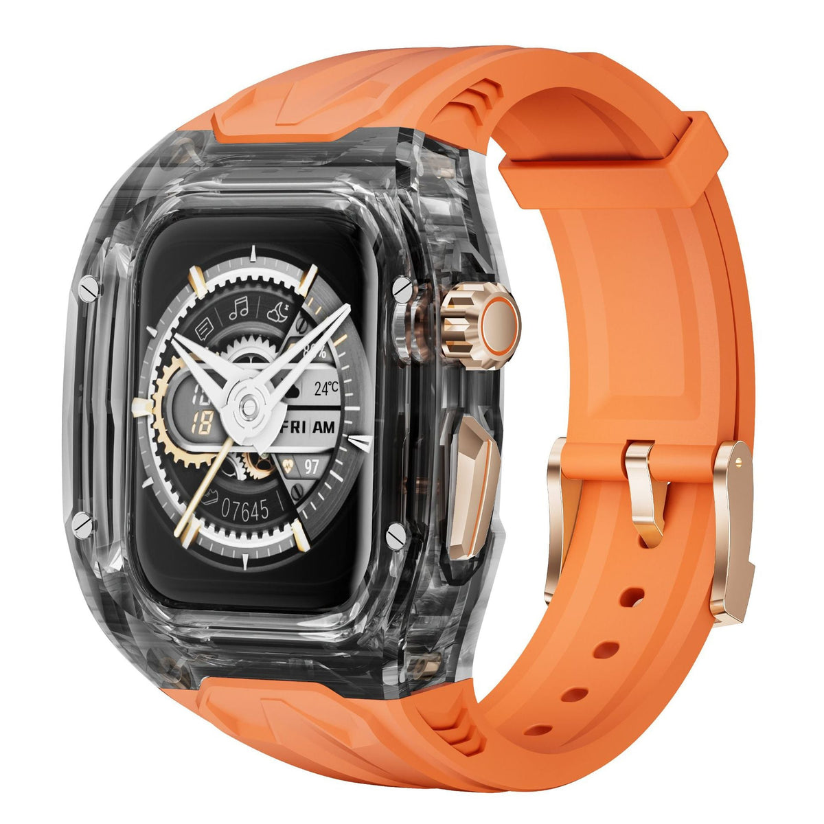 IceNova Polycarbonate Silicone Case — Apple Watch Series Shell and Strap Cover