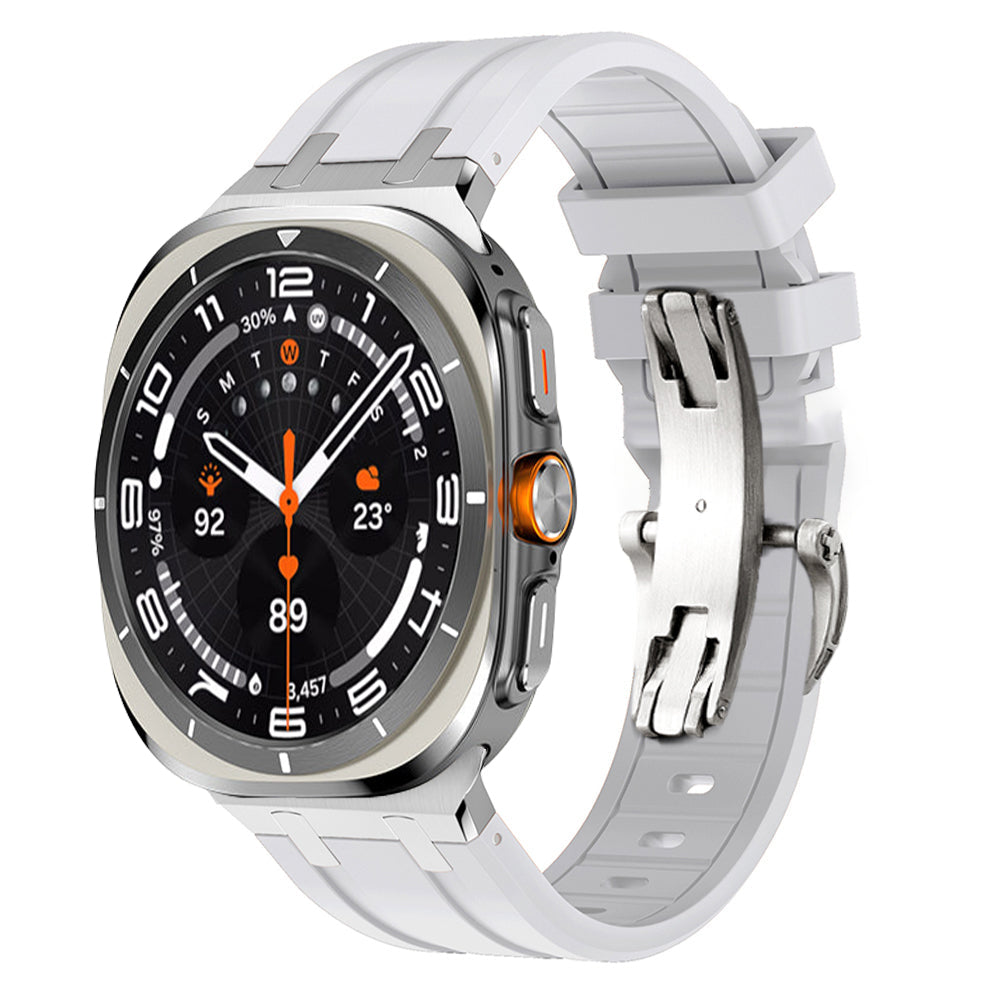 NovaFlex Titanium Adapter Silicone Band for Samsung Watch Ultra