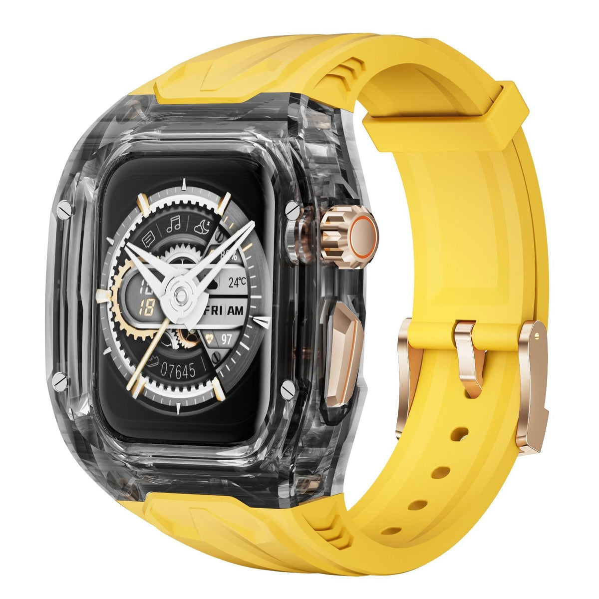IceNova Polycarbonate Silicone Case — Apple Watch Series Shell and Strap Cover