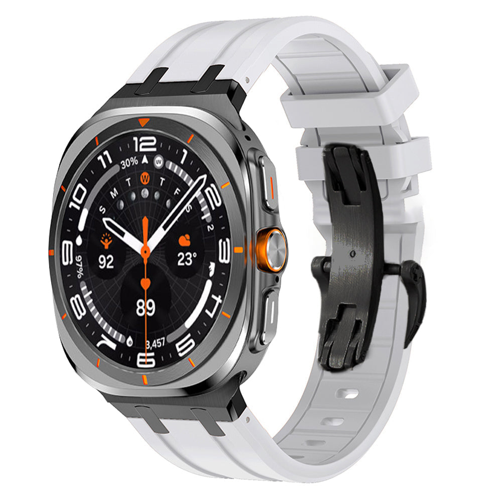NovaFlex Titanium Adapter Silicone Band for Samsung Watch Ultra