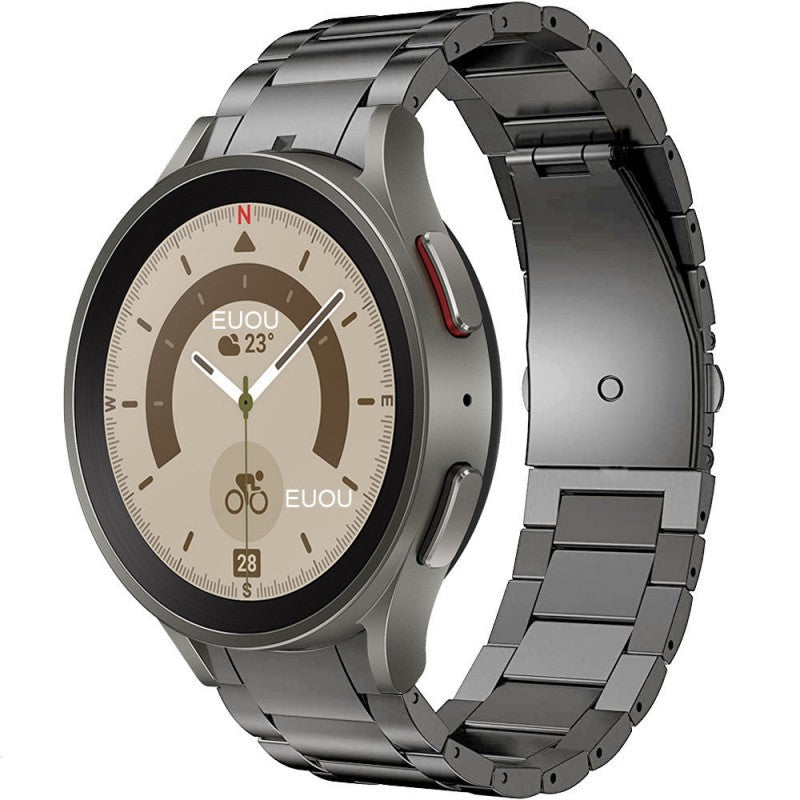 Nova Pro Grade 2 Titanium Strap — Custom Magnetic Closure, Galaxy Watch 4 Through 7