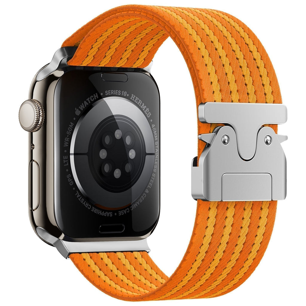Apple Watch Nylon Braided Band — Adjustable Parachute Buckle