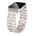 Apple Watch Premium Stainless Steel Dual-Row Link Band — Durable Strap