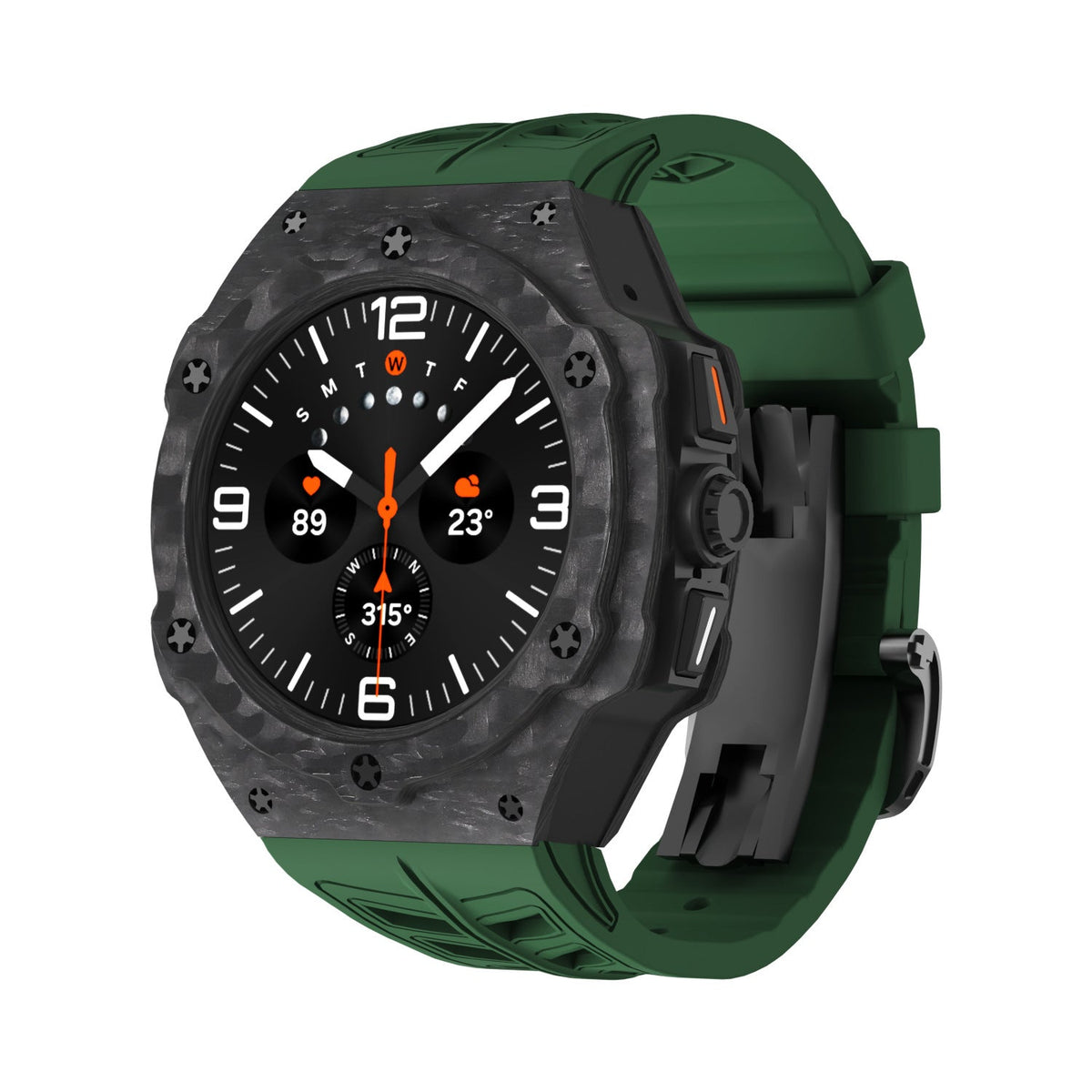 Galaxy Watch 7 Ultra VertexGuard Carbon Case and Band Set