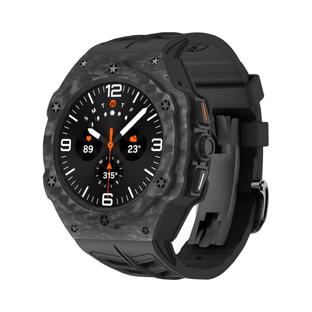 Galaxy Watch 7 Ultra VertexGuard Carbon Case and Band Set