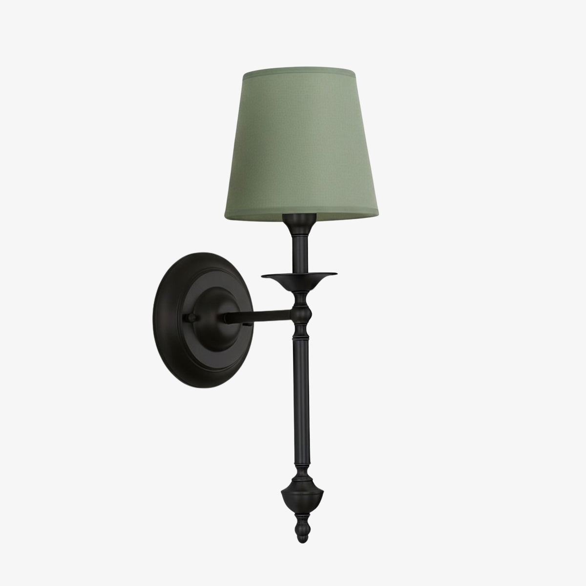 Rowan Fabric Shade Wall Sconce in Antique Copper - Vintage Luxury Light for Interiors | Souliia