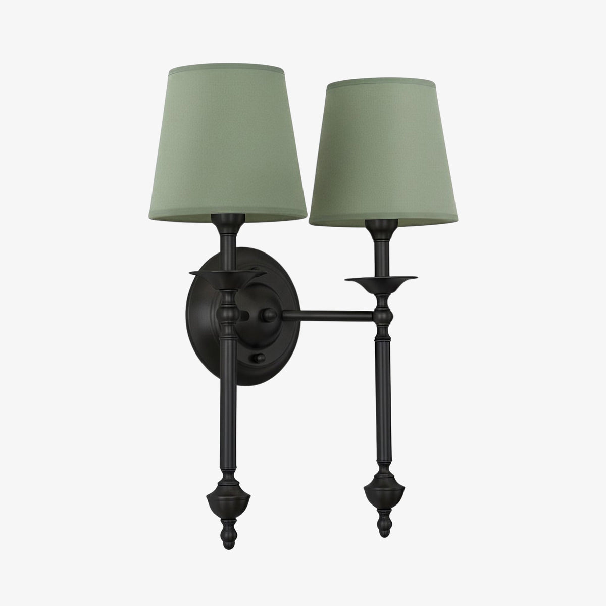 Rowan Fabric Shade Wall Sconce in Antique Copper - Vintage Luxury Light for Interiors | Souliia